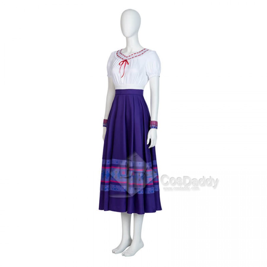 Disney Luisa Madrigal Dress Luisa Encanto Costume Adults Cosplay